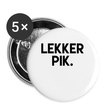 Schöner Schwanz. - Buttons groß 56 mm (5er Pack) - Weiß - Vorne