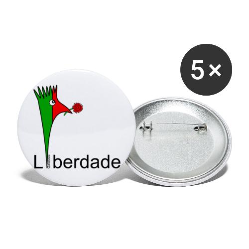 Galoloco - Liberdaded - 25 Abril - Buttons large 2.2''/56 mm (5-pack)