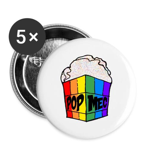 PopMeC logo special edition - Buttons large 2.2''/56 mm (5-pack)