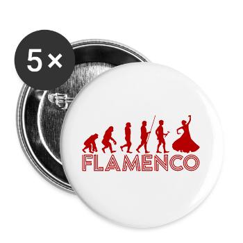 Flamenco Evolution 2 - Buttons large 2.2''/56 mm (5-pack) - white - Front