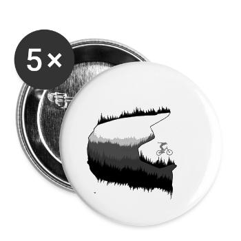 MTB Lifestyle - Helmet Suiced No Hander - Buttons large 2.2''/56 mm (5-pack) - white - Front