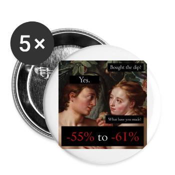 Bought the Dip. What have you made? -61% - Buttons groß 56 mm (5er Pack) - Weiß - Vorne