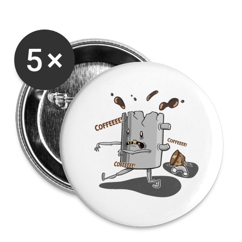 The walking mug - Buttons large 2.2''/56 mm (5-pack)