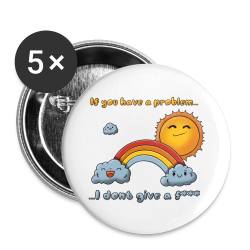 Sunshine - Buttons large 2.2''/56 mm (5-pack)