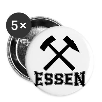 Eat - Buttons large 2.2''/56 mm (5-pack) - white - Front