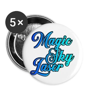 Magic 11 - Buttons groß 56 mm (5er Pack) - Weiß - Vorne