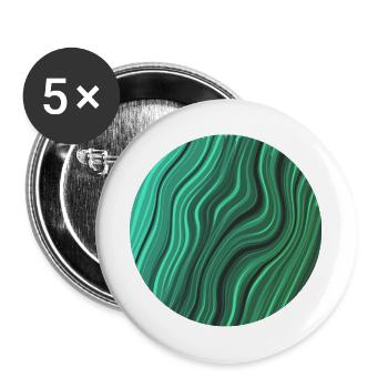 Green Planet - Buttons groß 56 mm (5er Pack) - Weiß - Vorne