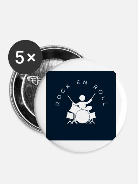 Klara - Buttons groß 56 mm (5er Pack) - Weiß
