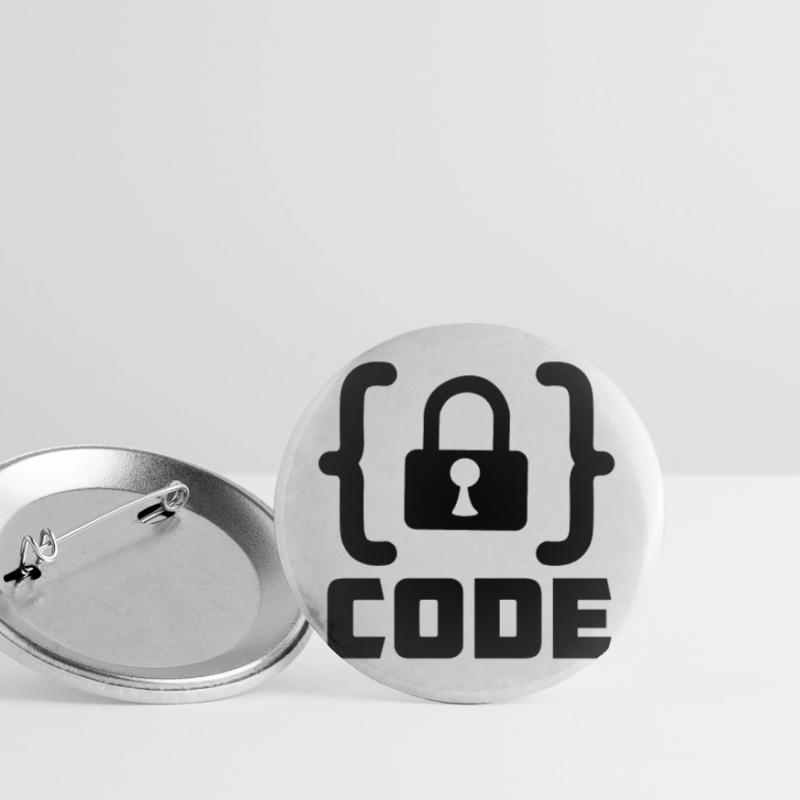 Code avec programmateur de verrouillage Lot de 5 grands badges (56 mm)