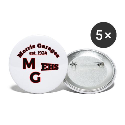 Morris Garages Est.1924 - Buttons groß 56 mm (5er Pack)