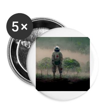 Lonely Voyager 003 - Buttons groß 56 mm (5er Pack) - Weiß - Vorne