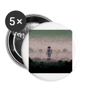 Lonely Voyager 009 - Buttons groß 56 mm (5er Pack) - Weiß - Vorne