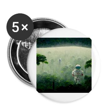 Lonely Voyager 004 - Buttons groß 56 mm (5er Pack) - Weiß - Vorne