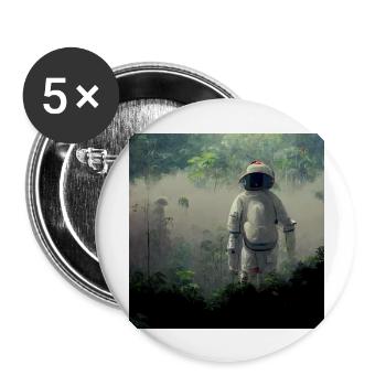 Lonely Voyager 038 - Buttons groß 56 mm (5er Pack) - Weiß - Vorne