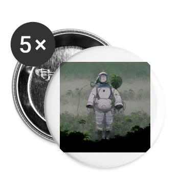 Lonely Voyager 037 - Buttons groß 56 mm (5er Pack) - Weiß - Vorne