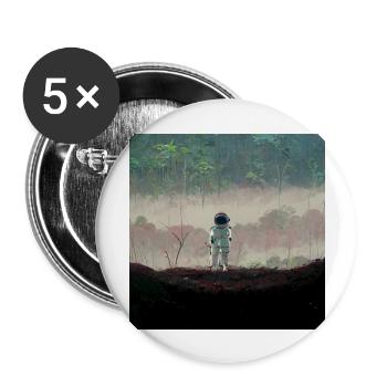 Lonely Voyager 045 - Buttons groß 56 mm (5er Pack) - Weiß - Vorne