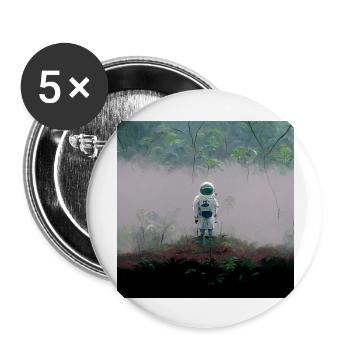 Lonely Voyager 051 - Buttons groß 56 mm (5er Pack) - Weiß - Vorne