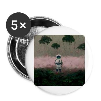 Lonely Voyager 069 - Buttons groß 56 mm (5er Pack) - Weiß - Vorne