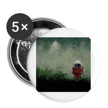 Lonely Voyager 067 - Buttons groß 56 mm (5er Pack) - Weiß - Vorne