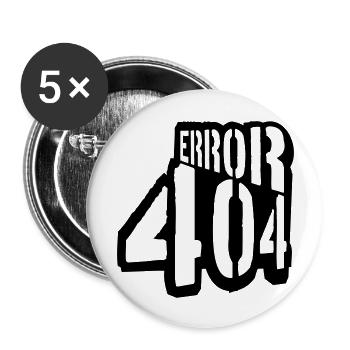 Problem Error 404 Message - Buttons large 2.2''/56 mm (5-pack) - white - Front