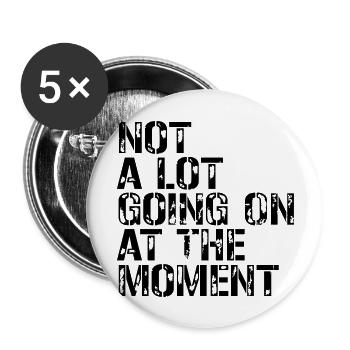 Not much going on - Buttons large 2.2''/56 mm (5-pack) - white - Front