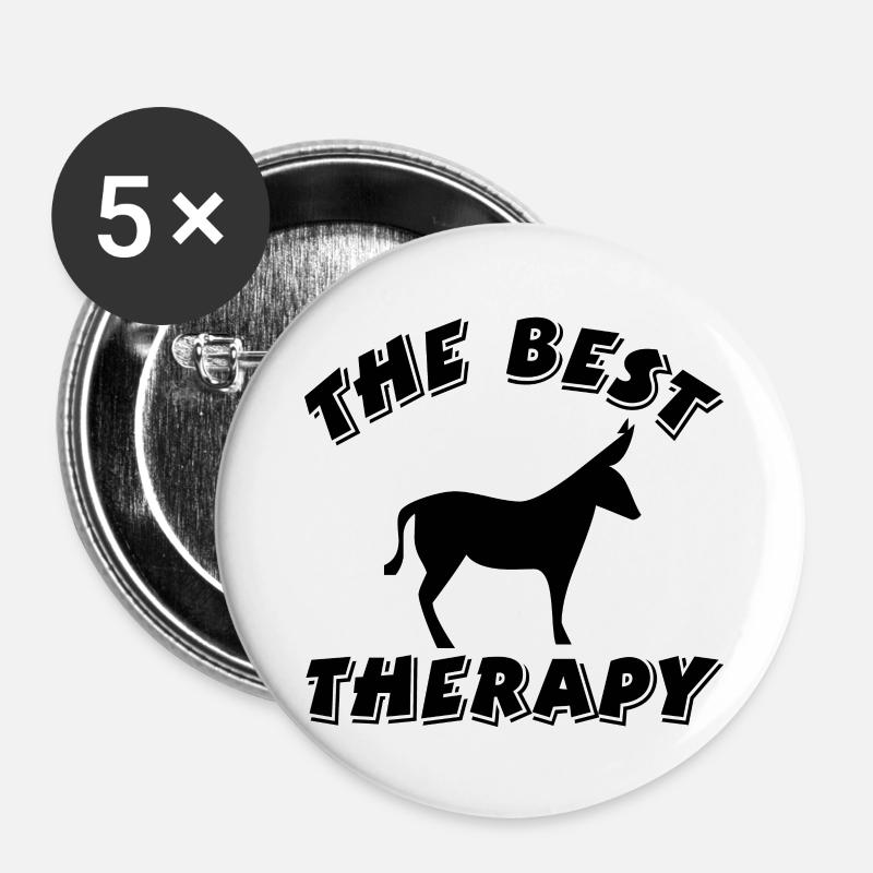Donkey - Buttons large 2.2''/56 mm (5-pack) - white