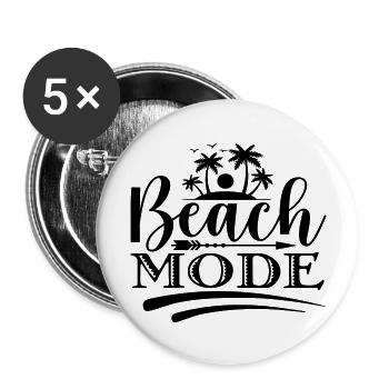 Beach Fashion - Buttons large 2.2''/56 mm (5-pack) - white - Front