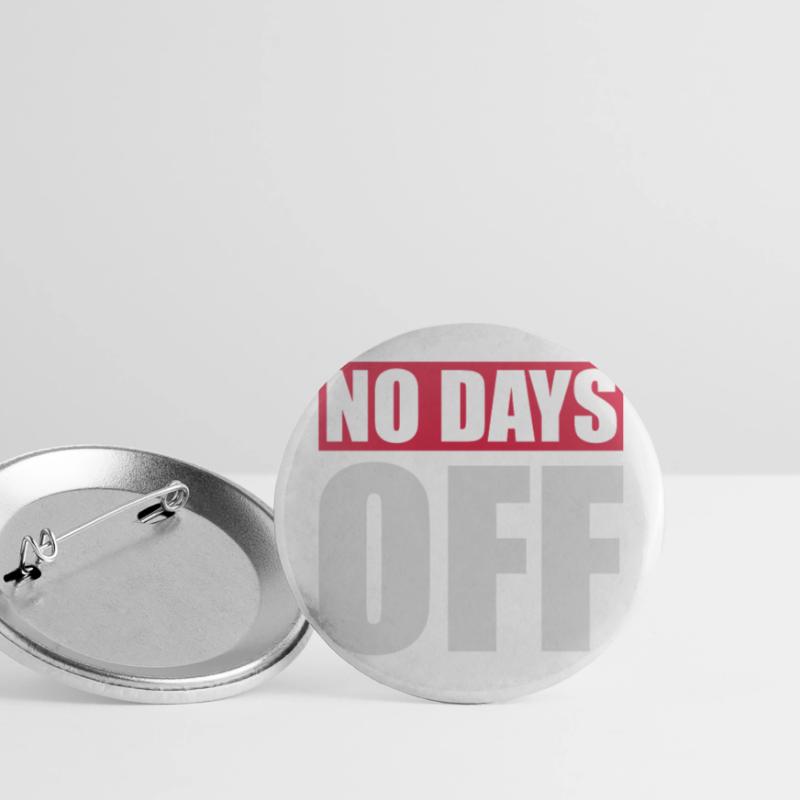 pas de jours de congé devis Lot de 5 grands badges (56 mm)