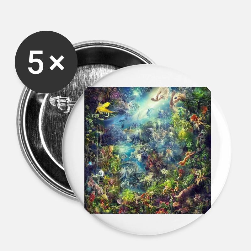 Dreamylife V2 - Buttons large 2.2''/56 mm (5-pack) - white