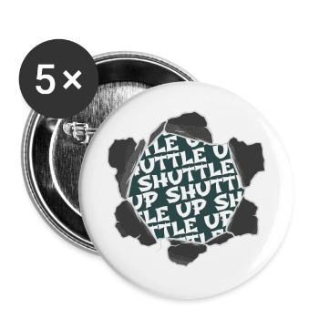 night sky funny sayings space travel present geek - Buttons groß 56 mm (5er Pack) - Weiß - Vorne