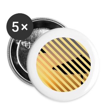T-shirt Holiday Beach Holiday Summer Sun Cadeau - Lot de 5 grands badges (56 mm) - blanc - Devant