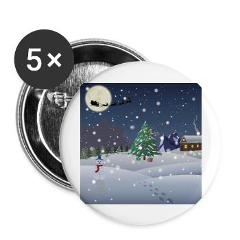Heilige Illustration - Buttons groß 56 mm (5er Pack) - Weiß - Vorne