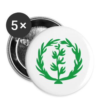 Meley C93E55CF F6F3 4A41 8098 B90B83FD0427 - Buttons groß 56 mm (5er Pack) - Weiß - Vorne