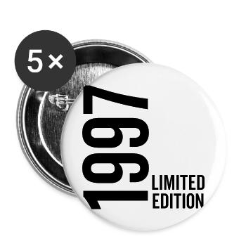 1997 Limited Edition - Buttons groß 56 mm (5er Pack) - Weiß - Vorne