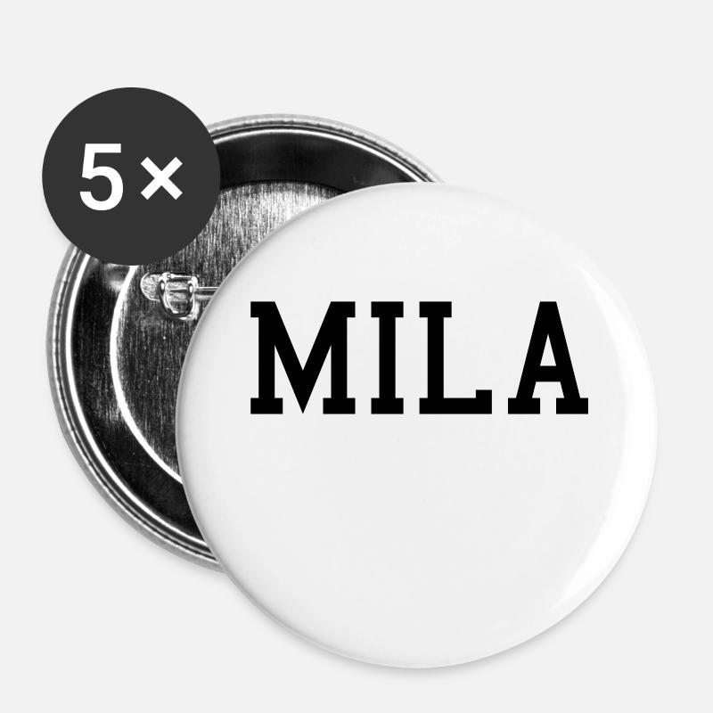 MILA - Buttons large 2.2''/56 mm (5-pack) - white