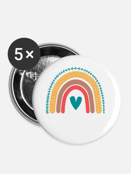 Super Lana - Buttons groß 56 mm (5er Pack) - Weiß