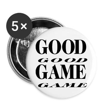Game Gaming PC - Buttons large 2.2''/56 mm (5-pack) - white - Front