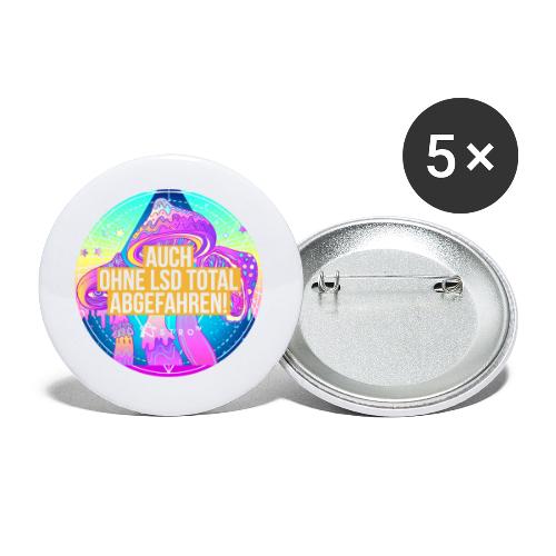 auch ohne lsd total abgefahen - Buttons groß 56 mm (5er Pack)