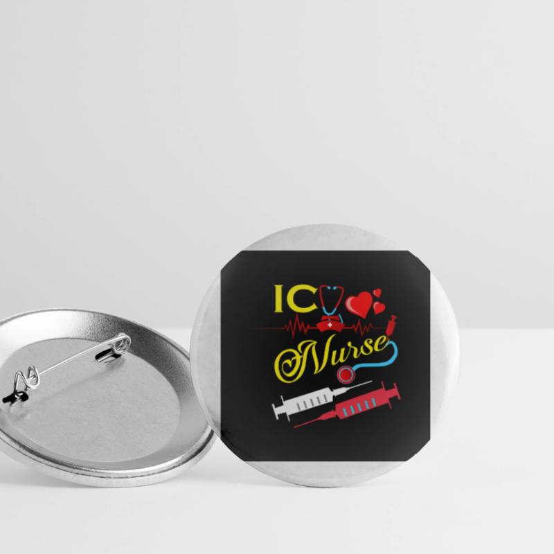 Conception de l’injection infirmière Lot de 5 grands badges (56 mm)