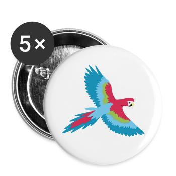 Ara - Buttons groß 56 mm (5er Pack) - Weiß - Vorne