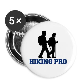 Wnaderer Summit Statement Hiking Mountaineering - Buttons large 2.2''/56 mm (5-pack) - white - Front