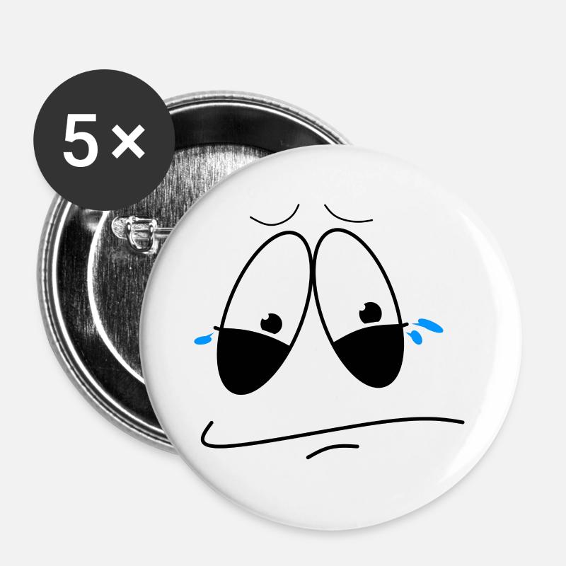 Pain - Buttons large 2.2''/56 mm (5-pack) - white