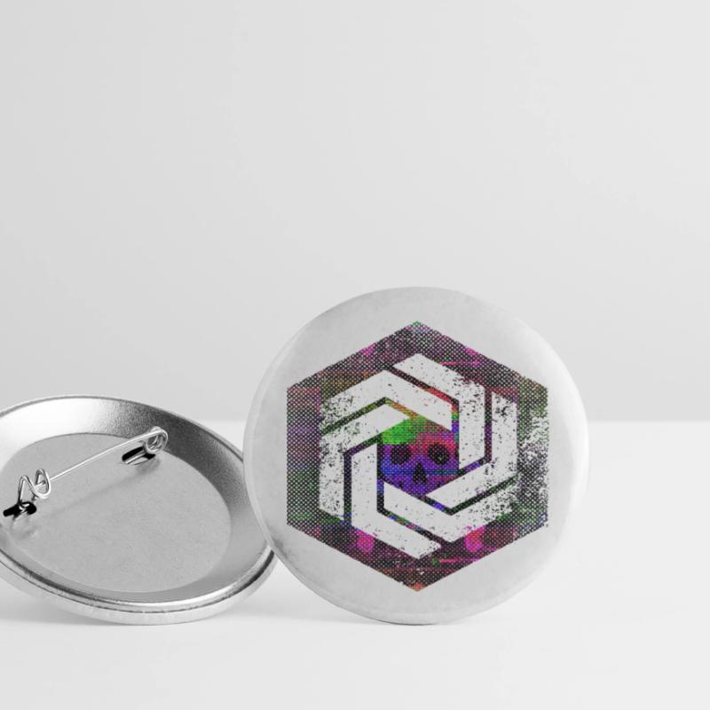 Codage géométrique du programmeur de programmation hexagonale Lot de 5 grands badges (56 mm)
