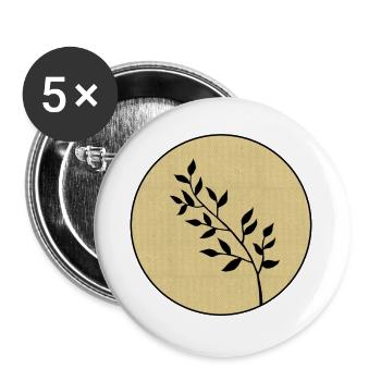 Branch - Buttons large 2.2''/56 mm (5-pack) - white - Front