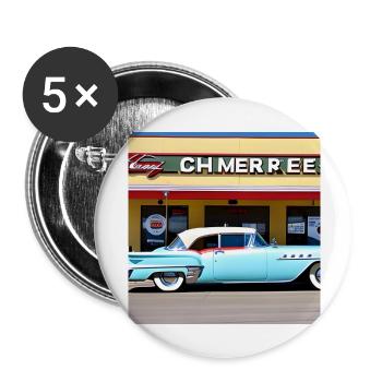 C05 - Buttons groß 56 mm (5er Pack) - Weiß - Vorne