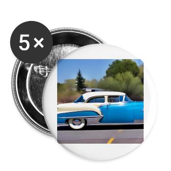 C29 - Buttons groß 56 mm (5er Pack) - Weiß - Vorne