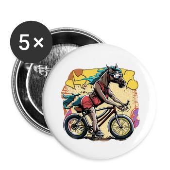 IMG 1523 - Buttons groß 56 mm (5er Pack) - Weiß - Vorne