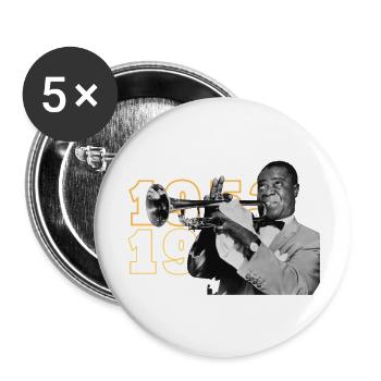 Né en 1953 - Lot de 5 grands badges (56 mm) - blanc - Devant