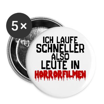 Fernsehabend Statement Movies Kino Nacht Filme - Buttons groß 56 mm (5er Pack) - Weiß - Vorne