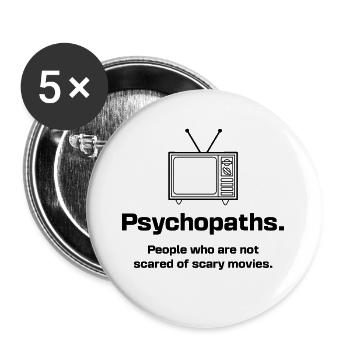 Movies Television Statement Movie Night Streaming - Buttons large 2.2''/56 mm (5-pack) - white - Front